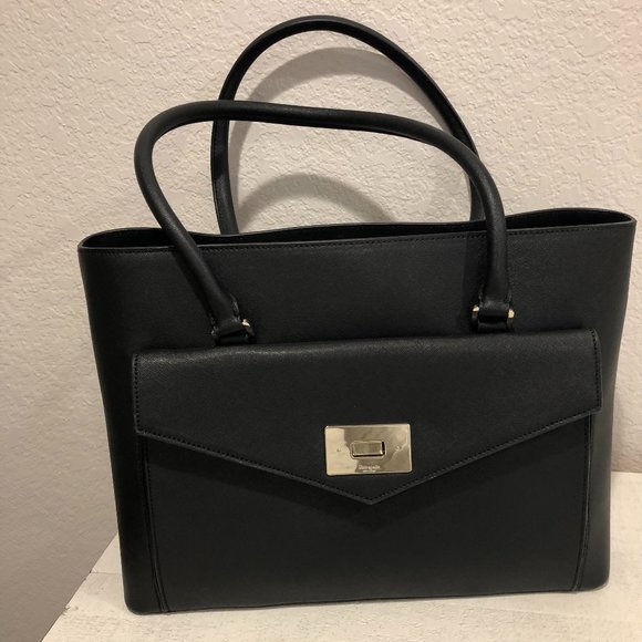 NWT - ♠️ kate spade ♠️ Post Street Halsey Leather Tote - Picture 2 of 3